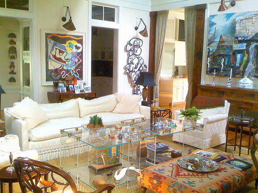 eclectic living room